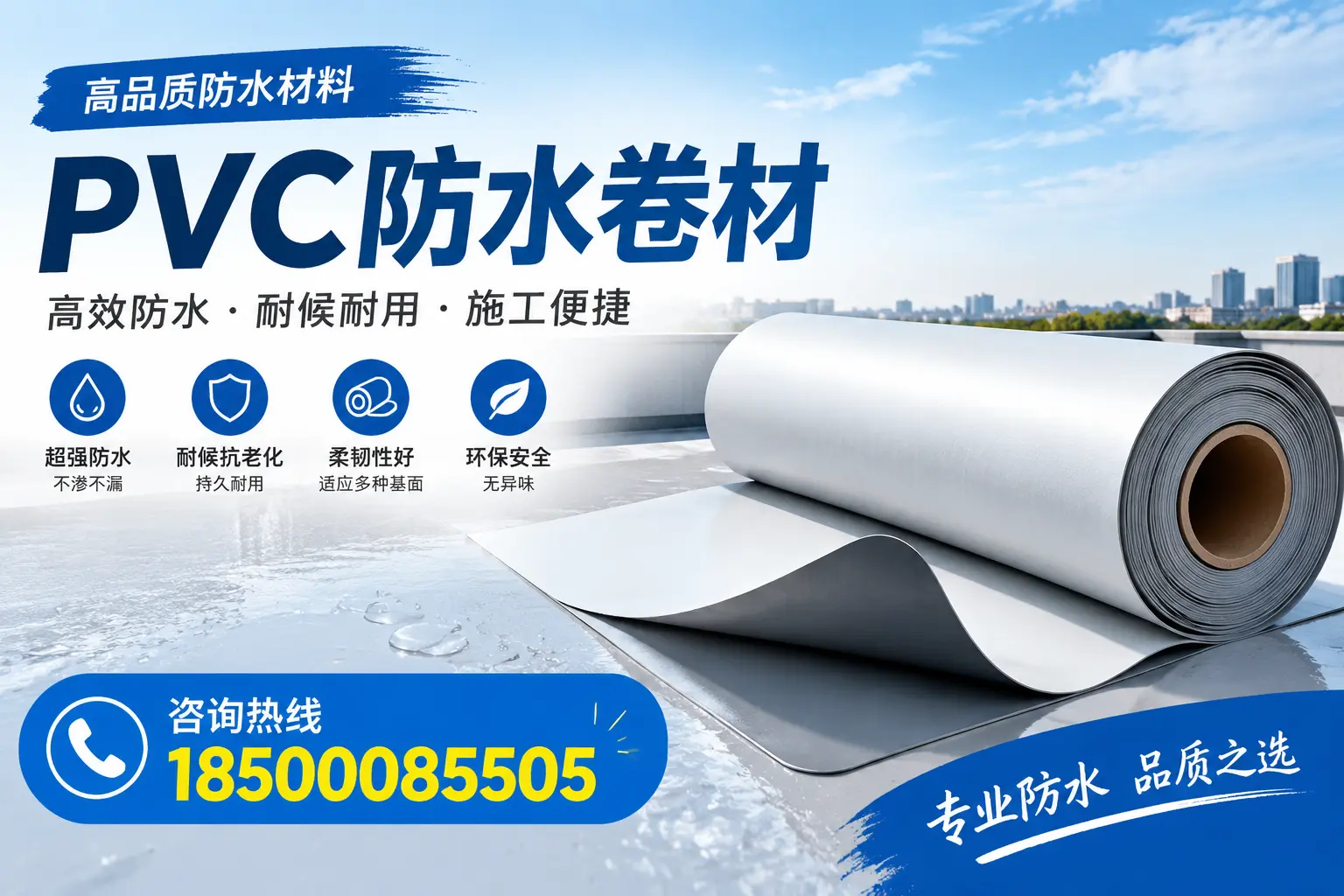 如何在临沂选择合适的pvc防水卷材