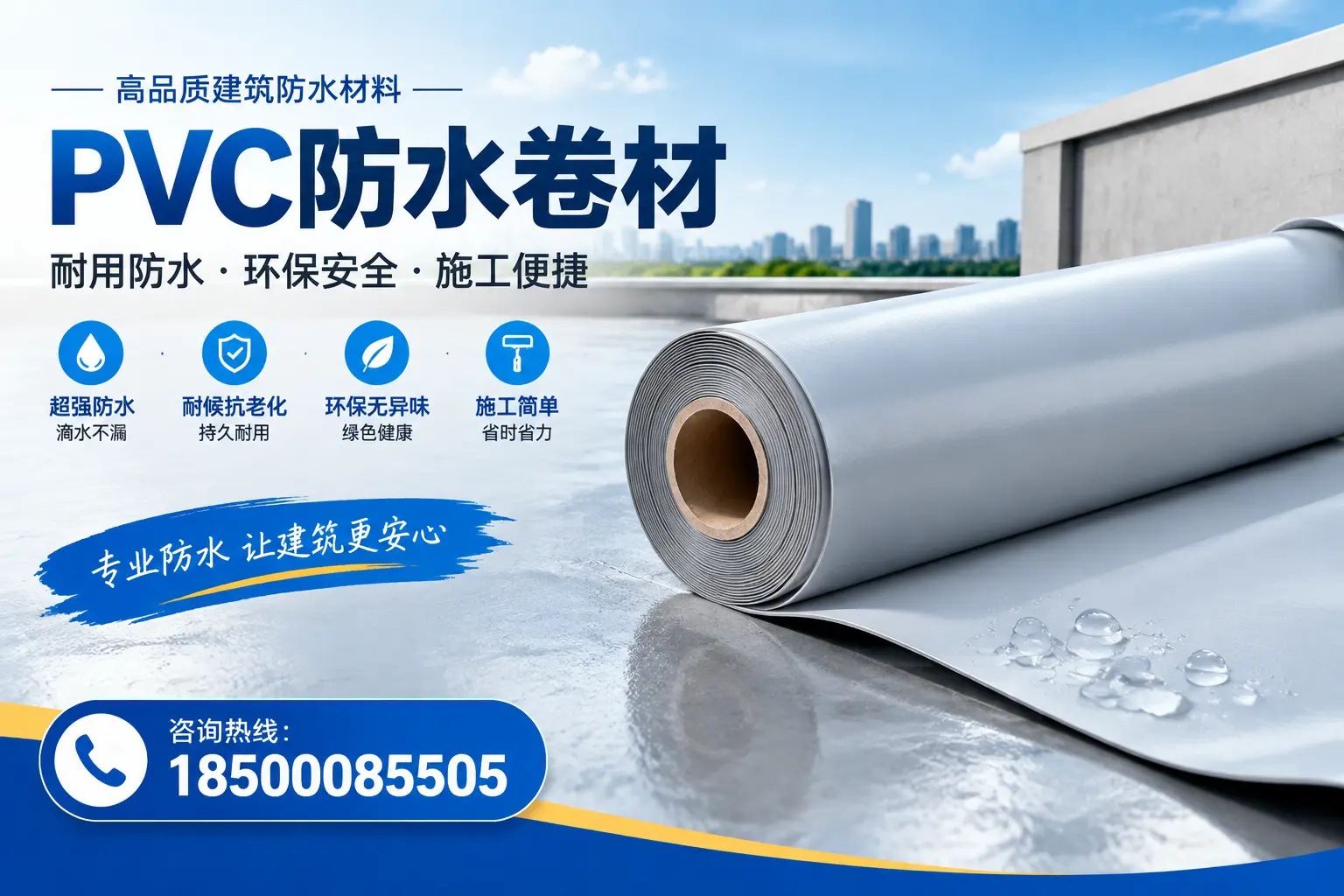 PVC防水卷材选型对比:如何做出明智选择?临沂指南