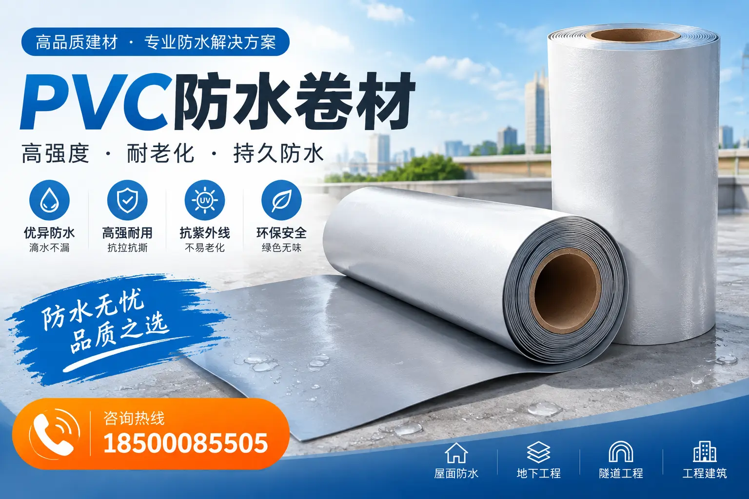 PVC防水卷材的使用寿命与维护周期,适合临沂业主参考