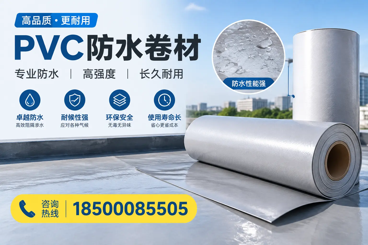 PVC防水卷材的安装方法与注意事项,临沂用户必看