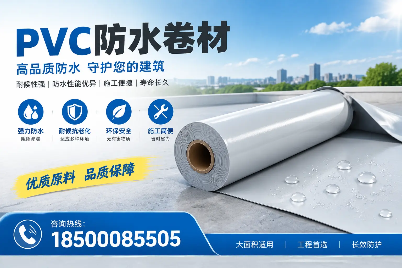 如何选择适合的PVC防水卷材厚度,特别是在临沂的需求