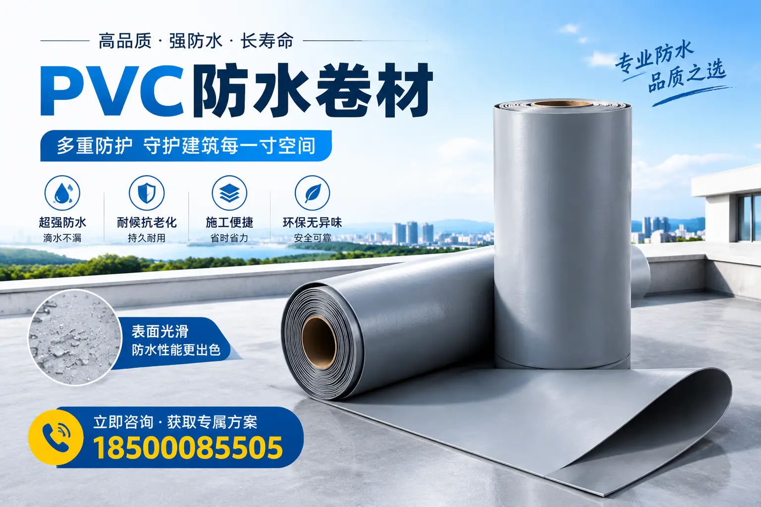 在临沂使用PVC防水卷材的最佳实践及维护建议